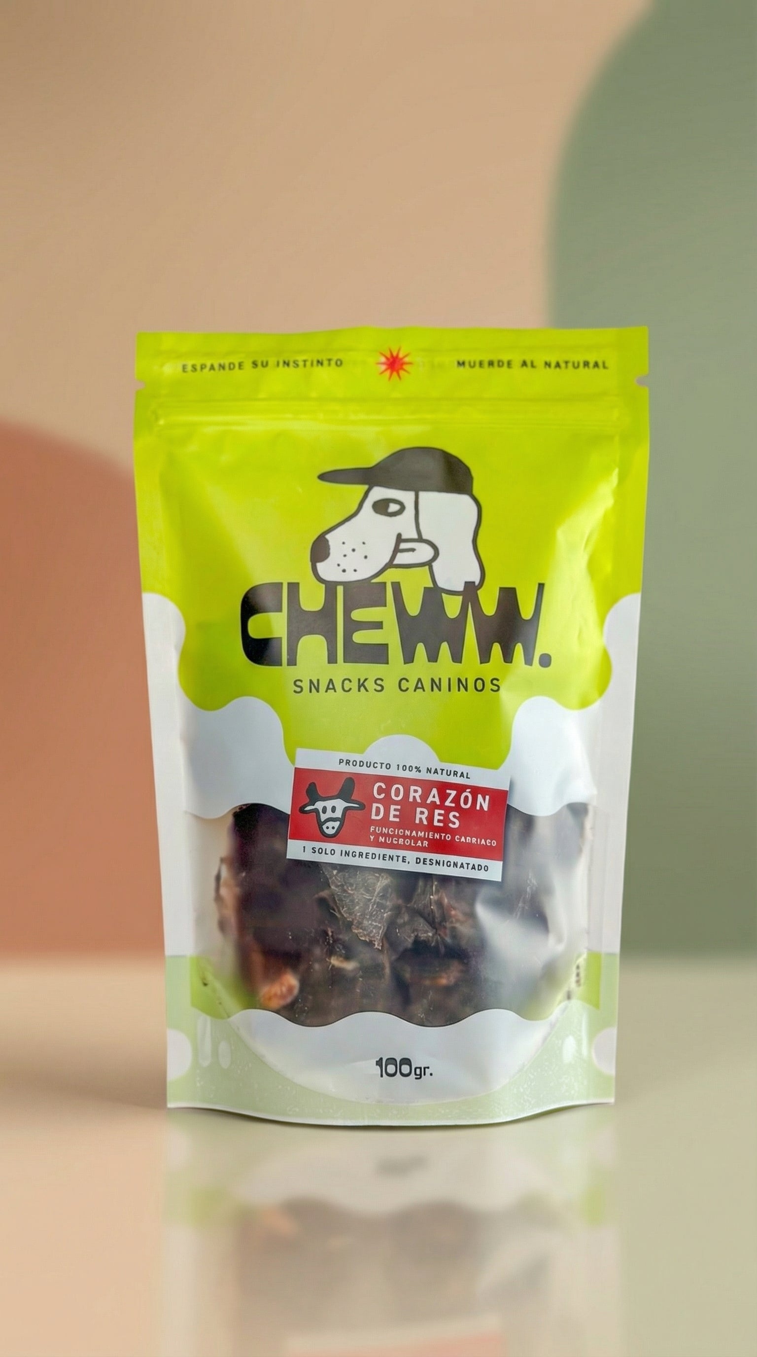 Corazón de Res Deshidratado – Cheww Snacks Caninos