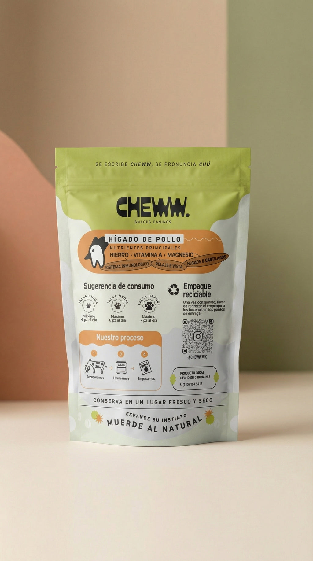 Hígado de Pollo Deshidratado – Cheww Snacks Caninos