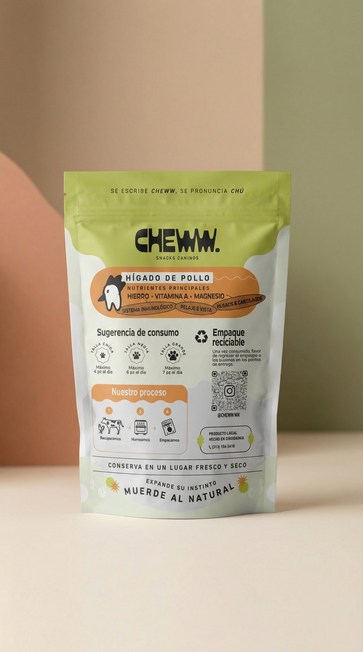 Hígado de Pollo Deshidratado – Cheww Snacks Caninos